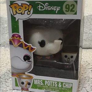 Mrs. Potts & Chip / Funko / Vinyl Figure / #92 / NWT / Beauty and the Beast